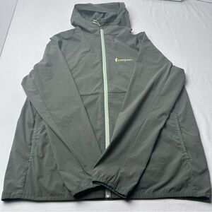 Cotopaxi Olive Lightweight Windbreaker stretch Jacket